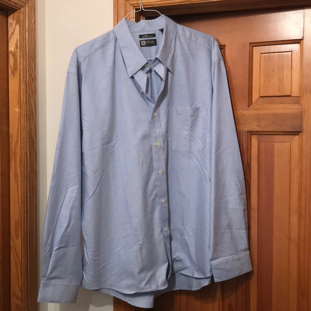 Dress blue shirt